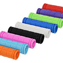 자전거 핸들그립 자전거손잡이 핸들커버 일자 손잡이 교체 바엔드, 그린2pcs