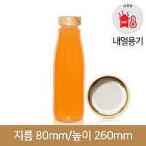 페트병 트라이탄경진쥬스1L(A) 53파이 (수공예나무캡), 수공예나무캡, 1개