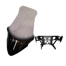 오토바이 윈드 스크린 가드 바람막이 semspeed 2021 pcx 125 pcx 앞, 갈색