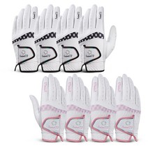 세인트72 고급 반양피 남성 여성 골프 장갑(4장)