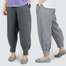 다흰2731 여름 공용 마 밴딩바지 생활한복 개량한복