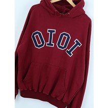 (FREE)오아이오아이 후드티셔츠 빅로고 레드 올드스쿨