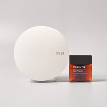 코너 CONER 스타터키트 공간향기솔루션 전자 스마트 디퓨저 방향제, 크림화이트, 블랙버드