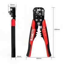 와이어 스트리퍼 도구 멀티 펜치 KWS103 자동 스트리핑 커터 케이블 압착 전기 수리, KWS-103, 01 KWS-103