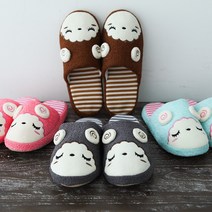양 인형 겨울 보온 여성 남성 털슬리퍼 실내화