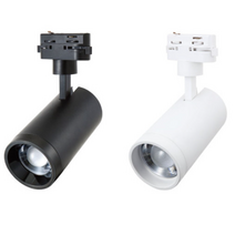 씨티오 LED COB 레일스포트 30W 레일투광기 원통 레일트랙 카페 의류매장 상가 업소, 화이트, 주광색6500K(하얀색)