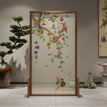 한옥 파티션 경량 이동식 칸막이 전시 이미지월 무타공 가벽 목재, 물푸레나무80x180cm