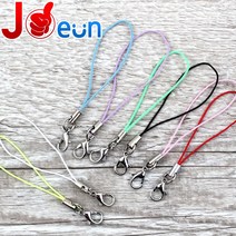 폰고리 핸드폰줄 스트랩 8자고무줄 휴대폰줄, 폰고리-레드, 1개