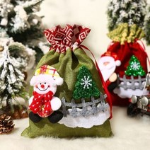 장식 트리소품 크리스마스양말 Xmas-P4 크리스마스꾸미기 산타주머니 인테리어 산타 선물주머니 크리스마스, 레드