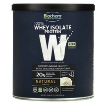 Biochem 100% Whey Isolate Protein Natural 24.6 oz (699 g)