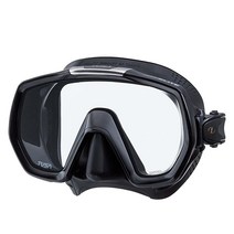 TUSA M-1003 Freedom Elite Scuba Diving Mask Black, Black/Black
