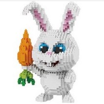 (국내 당일발송) HC 1+1 대형 나노블럭 + 미니블럭 대형나노블럭, 62.대형나카사키토끼