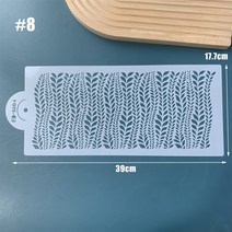 퐁당 스텐실 플라스틱 웨딩 케이크 장식 가장자리 몰딩 컵케익 스프레이 그림 스텐실에 대한 도구를 굽기, 08 A-08