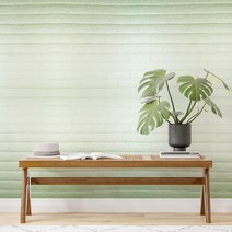 폼블럭 3D브릭 1mX2.5m_접착식 단열벽지 포인트 시트지 필름 곰팡이 결로방지 보온 벽돌 스티커 셀프시공, 민트