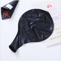 애드벌룬 에드벌룬 현판식 제막식천1pc 블랙 라운드 라텍스 풍선 36 인치 90cm 큰 웨딩 생일 파티 장식 공, 09 Black