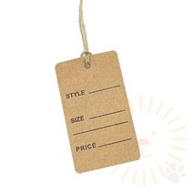 단디 크라프트 의류 택 100P 행택