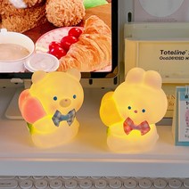 bookaz 토끼 곰돌이 무드등 귀여운 캐릭터 수유등 침실등 LED 미니 조명