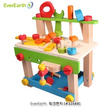 원목공구놀이 두드리기 조이기 장난감공구 워크벤치 볼트너트장난감 공구놀이세트 공구놀이장난감 망치놀이 유