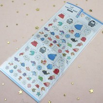 크럭스 유룻토 금장 스티커 바다동물(st250)