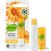 독일 alverde Lippenbalsam Calendula 알베르데 립밤 카렌듈라 4.8g 5팩