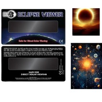 태양 관측 카드 좌외선 차단 일식 흑점 관찰 4인 실험키트 교구