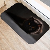 유럽형 엔틱한 카페트 통로 현관 미끄럼 방지 카펫귀여운 고양이 동물 프린트 바닥 매트 soft rugs