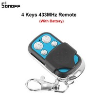 SONOFF RF BridgeR2 433 스마트 허브는 WiFi 홈 오토메이션 작업을 통해 app로 433MHz 리모컨을 변환합니다, 한개옵션1, 02 4 Key