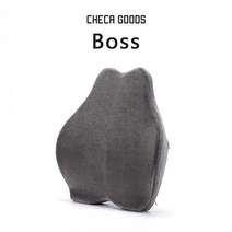 안마의자 가성비 CHECA GOODS 메모리 폼 등받이 쿠션 자동차 또는 사무실 의자에서 편안한 지원 정형 요추 쿠션 허리를 완화, 협동사, 보스 그레이