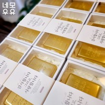 [네모우유]수제비누 답례품 골드바비누 돌잔치 백일 개업 결혼 승진 퇴사 답례품 학교 입학설명회 기업행사 어린이집 부모님 용돈박스봉투 선물 어성초비누 클렌징 돌잔치 천연, 2구골드바비누