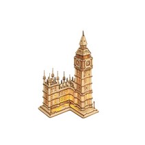 3D 입체 퍼즐 robotime wooden 게임 big ben tower bridge, tg507 빅벤