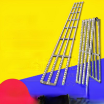 상하차 컨베이어 롤러 물류 운반 하역 사다리 레일, 폭 50cm 바퀴 5줄 1m