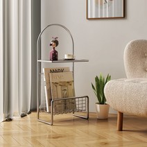 콩마당 신문 랙 사이드 테이블 협탁 침대 디스플레이, 나노실버