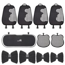 여름 쿨 방석 자동차 쿠션 사계절, 26.빙 실크 통기성 검은 퍼프 헤드 베개 검은 퍼프