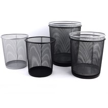 표면코팅 철제망 라운드통 휴지통 재활용 분리수거통 사이즈선택, 사이즈, 소