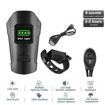 자전거속도계 속도계 방수 자전거 주행 거리계 디지털 속도계 사이클링 라이트 USB 유선 충전 LCD 화면 손, 02 Enhanced  black