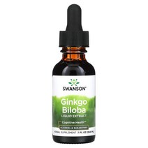 스완슨 징코빌로바 은행잎추출 액상 29.6 ml 1개월분, 29.6ml