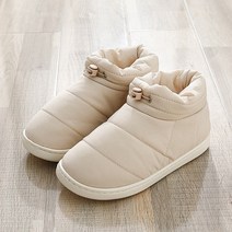 스노우보드 스키 부츠 여성 겨울 남성용 스니커즈 청키 따뜻한 신발 여성 플랫 미끄럼, 미색, 38-39(핏 37-38)