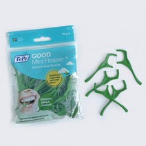 테페 tepe GOOD 친환경 손잡이치실 Mini Flosser (36개입)
