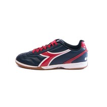 Diadora 여성용 Capitano ID 실내 축구화 네이비 블루/레드 459368, 6.5 Wide, Navy Blue/Red