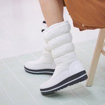 담비다 빅사이즈겨울 패딩부츠 털 여성화 워커 여성부츠