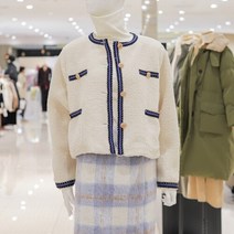 ab.f.z [ab.f.z] 라인배색노카라뽀글이자켓 (KSW1QJ31A)