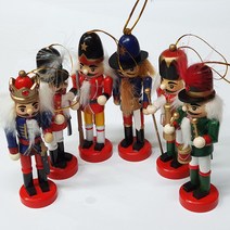 목각인형6종세트 원목인형 장식인형 인테리어소품 유럽병정 선물용품 선물세트 인형세트 목각인형 병정인형 군악대 성탄선물 장식소품 카페장식 병정세트 관절인형