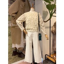 써스데이아일랜드 레이스 스모킹 블라우스(T216MBL152W)(1272580)