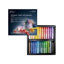 미리사몰 문교 소프트오일파스텔 12색 24색 36색 48색 72색 전문가 파스텔