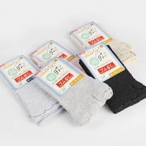 고무나시 여자장목 패션 고급 일본제 여자 발가락양말 면 97% 1켤레 5종 색상선택