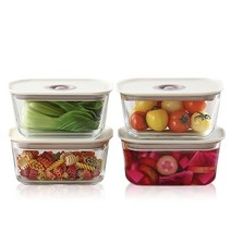 네오플램 밀폐용기 반찬통 세트 800ml 정사각 4p