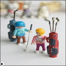 골프매장 귀여운디자인 선반위장식 골프백세트 골프채 미니골프, 레드