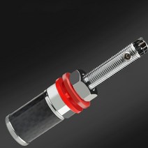 53CC 긴 스피커 터미널 바인딩 포스트 교체 비디오 케이블 플매트 카펫 러그 커넥터 4mm 바나나 소켓 2 개, 한개옵션0