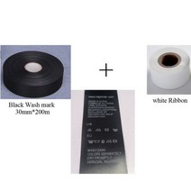 HSPOS 워시 케어 라벨 틴 패브릭 인쇄 기계 프린터 무료 소프트웨어 및 템플릿 기호, WH ribbon BK stain