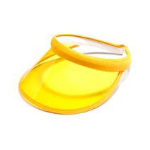 PVC 그리기썬캡 진노랑(주황) 모자꾸미기 여름 썬캡만들기 노리프렌즈 그리기모자